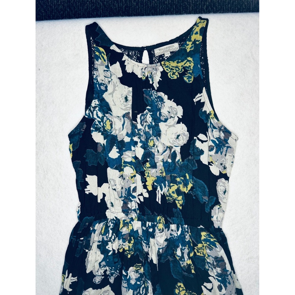 WORLD MARKET Floral‎ Maxi Dress Sleeveless Lined Casual Summer Dress